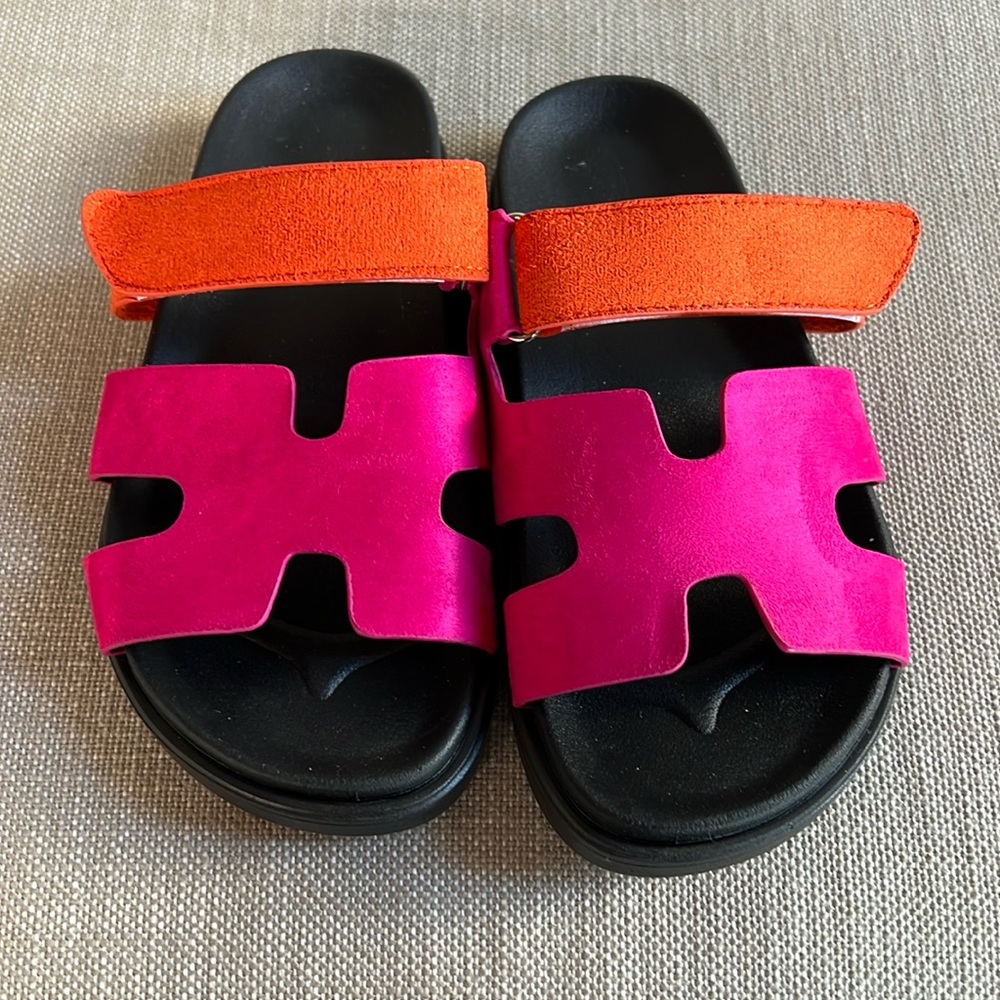 Pink/Orange Summer Sandals